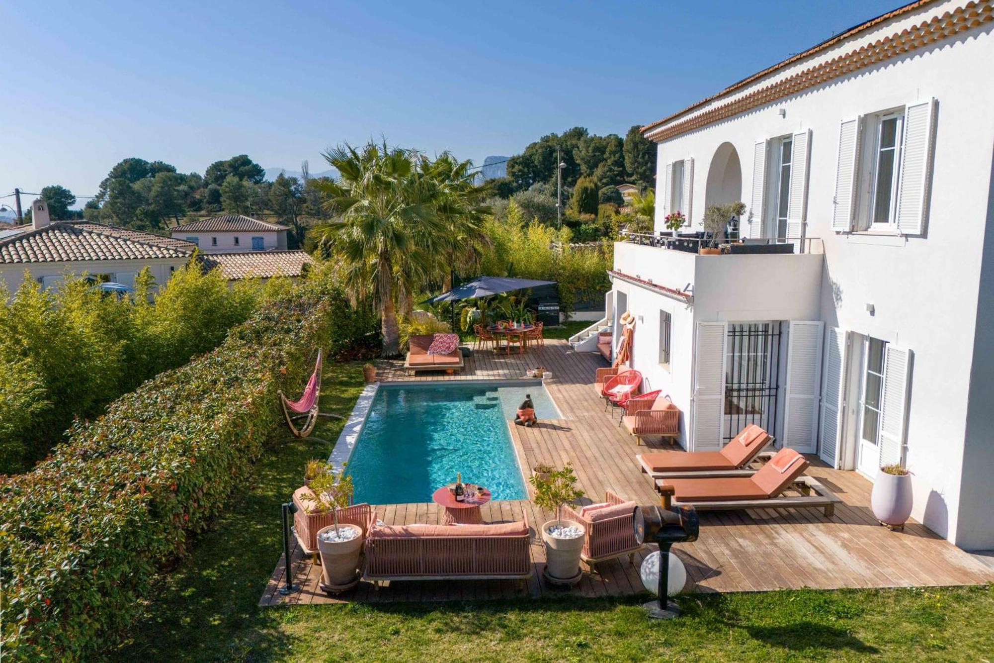 Villa Beautiful - Garden - Pool - Sea View Nice